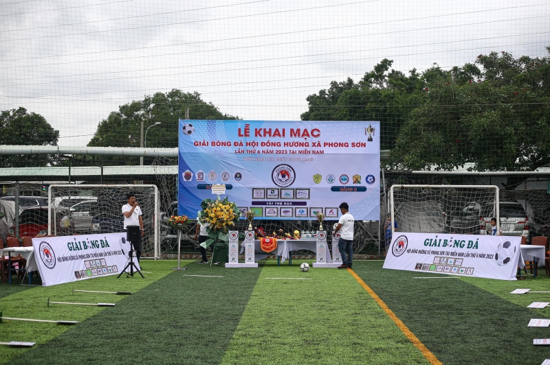 Khai mac giải bóng đá  Hội ĐH Phong Sơn Huế tại miền nam lần thứ 6 năm 2023